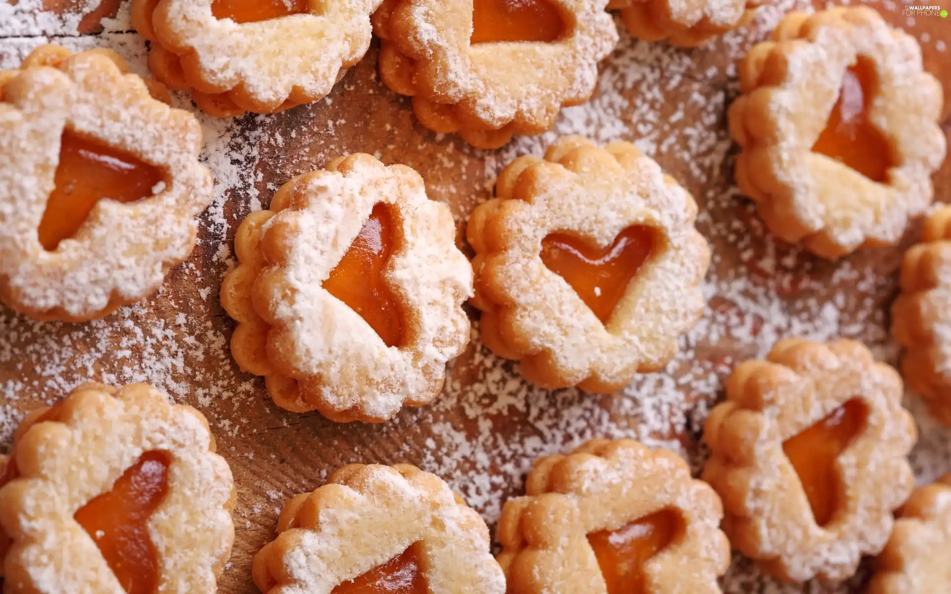 Jam, Cookies, hearts