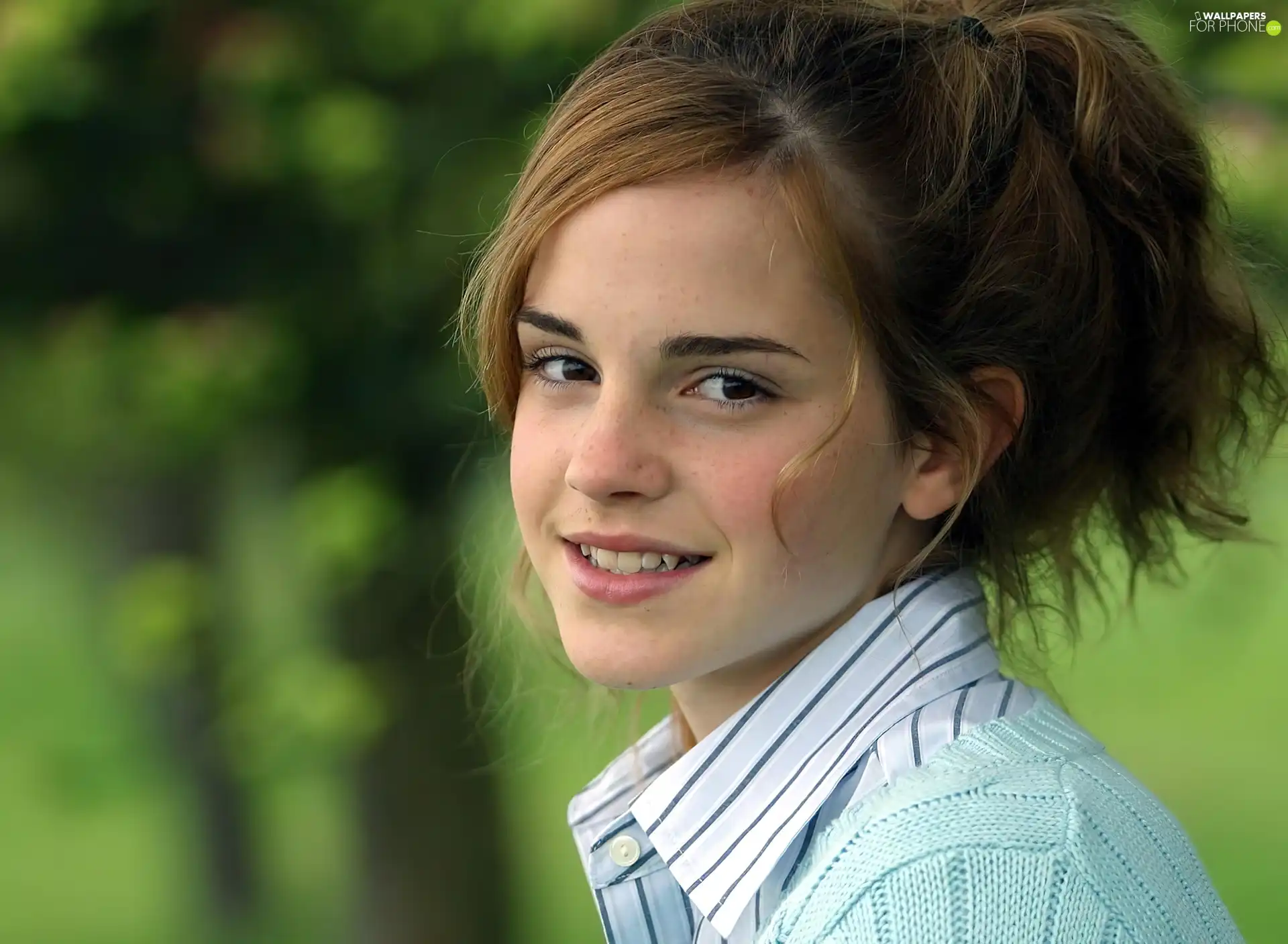 stripes, Emma Watson, shirt