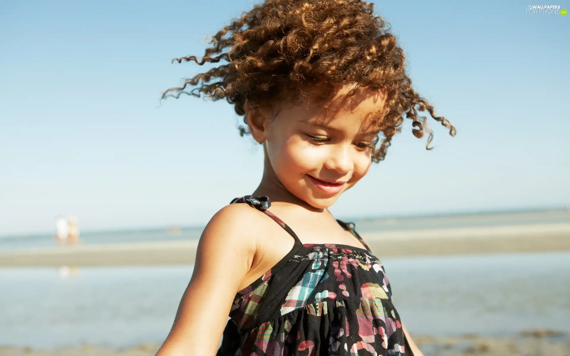 curls, girl, dark